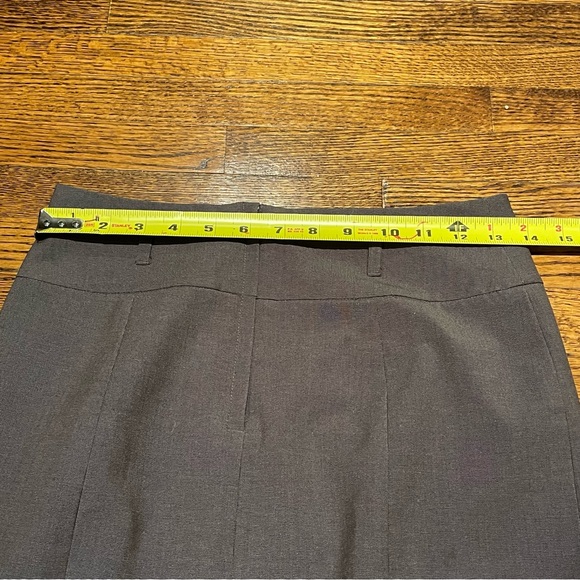 RW&Co brown lined business skirt - Size 0 - Picture 3 of 7
